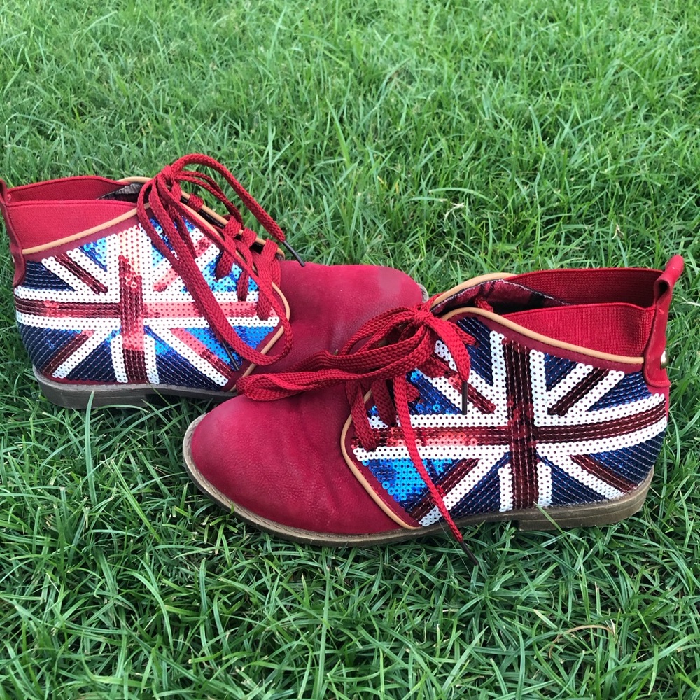 Vintage British Flag Shoes